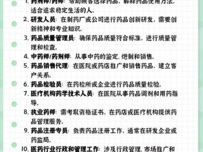 药学专业有什么用，药学专业干啥的？
