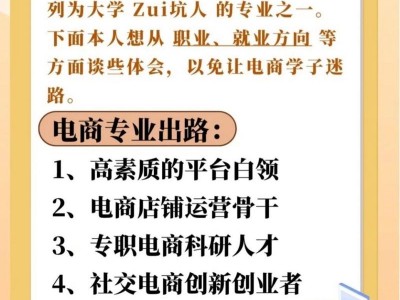 初中读电子商务专业，初中学电子商务