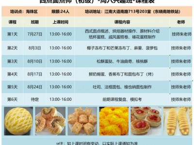 西式面点制作专业学什么，西式面点专业前景？