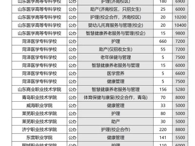 护理专业公办学校？护理专业公办学校录取分数线？