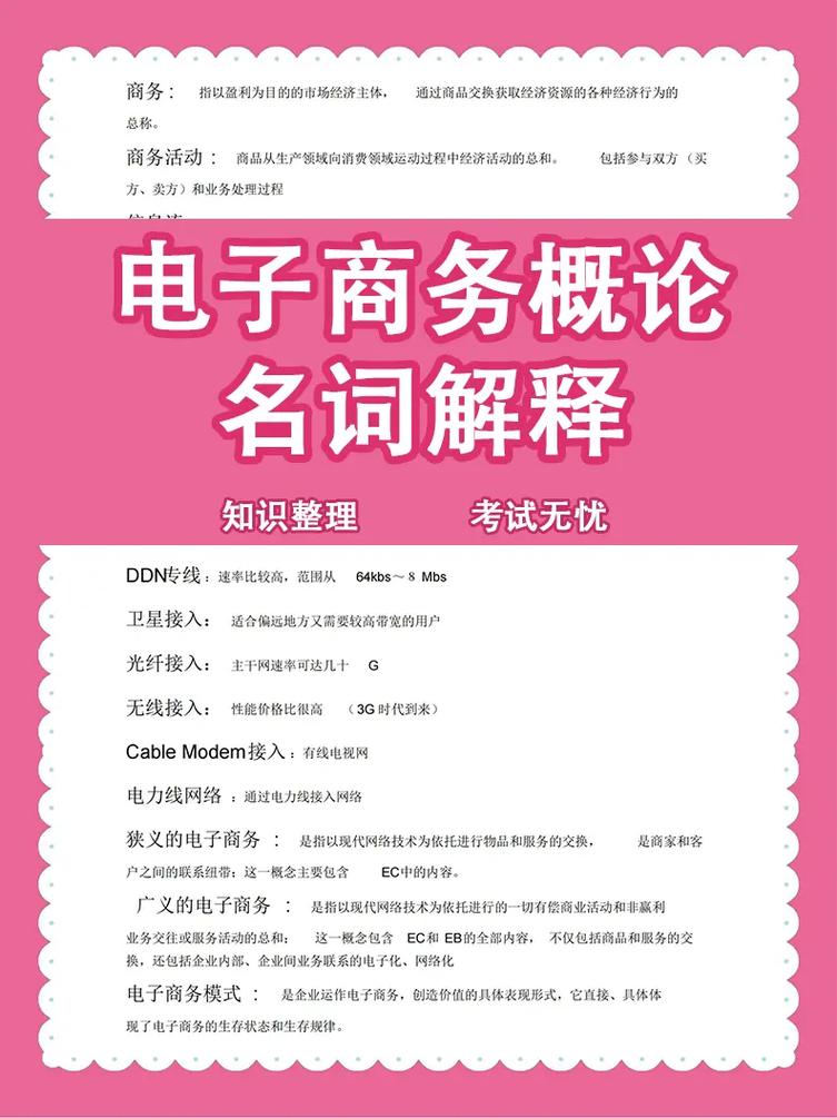 电子商务的英文简称及全称如何读