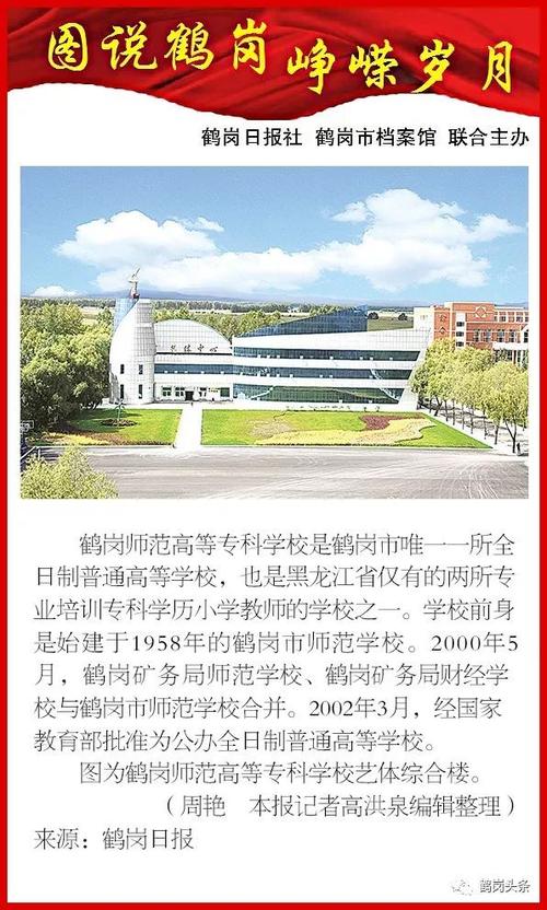 鹤岗师范高等专科学校地址在哪里