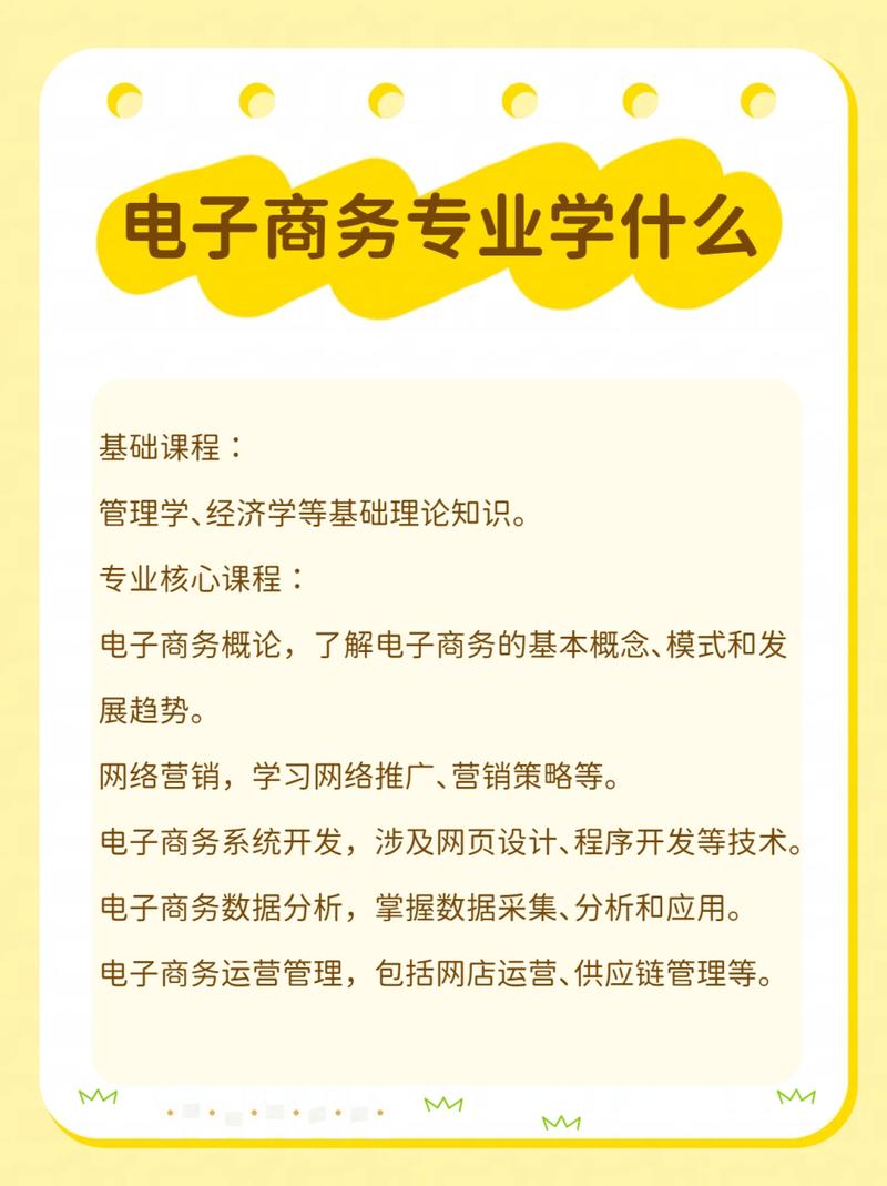 电子商务专业是学什么的?