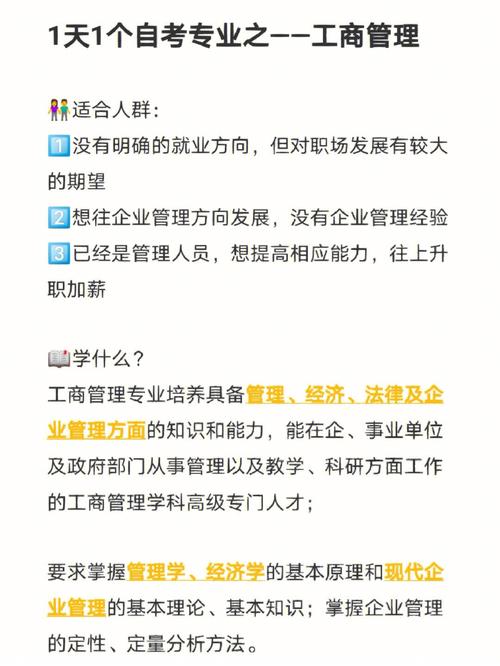 工商管理类有哪些专业