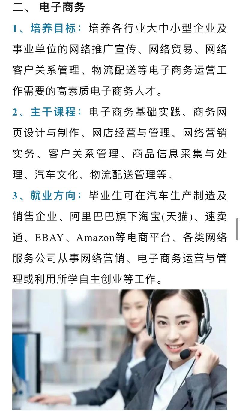 电子商务类有什么专业