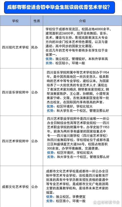 成都市文化艺术学校是初中吗