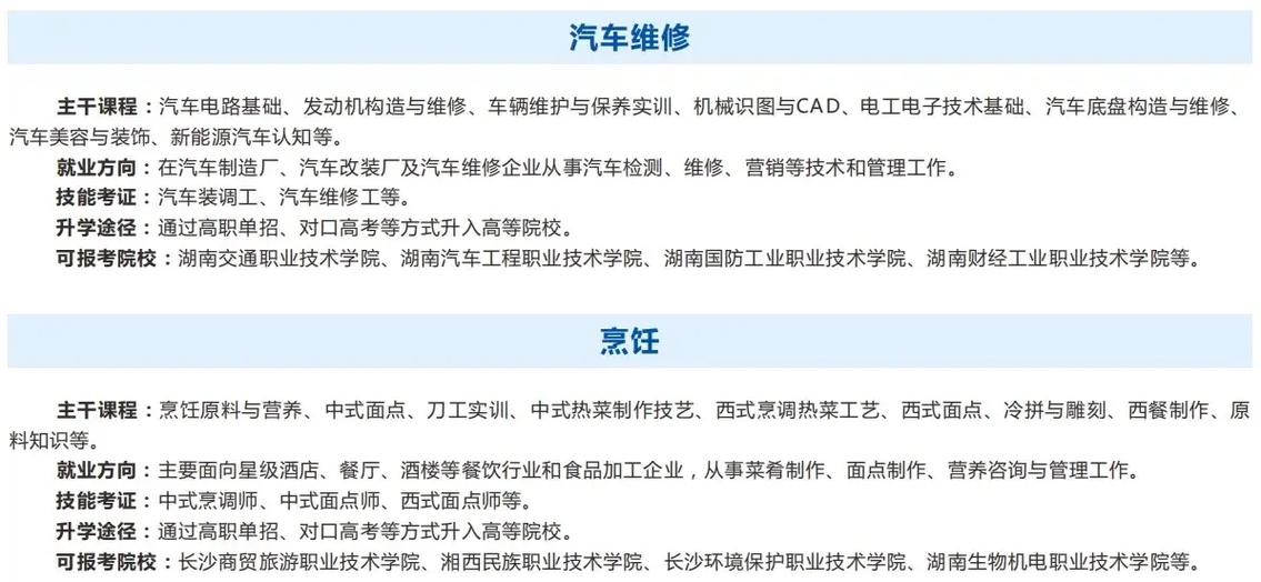 全国前十名汽修技校排名.