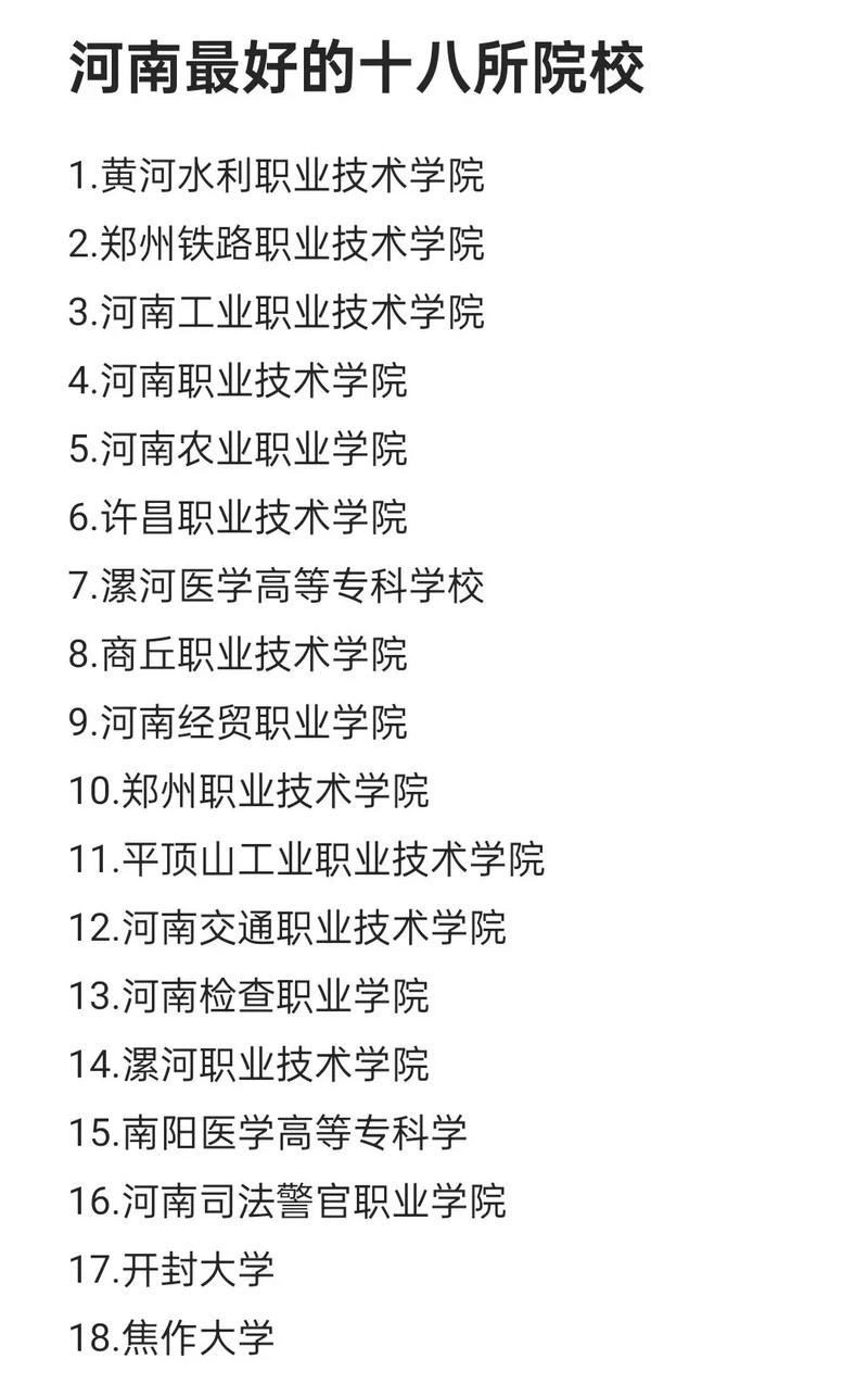 河南汽修学校大专院校都有那些