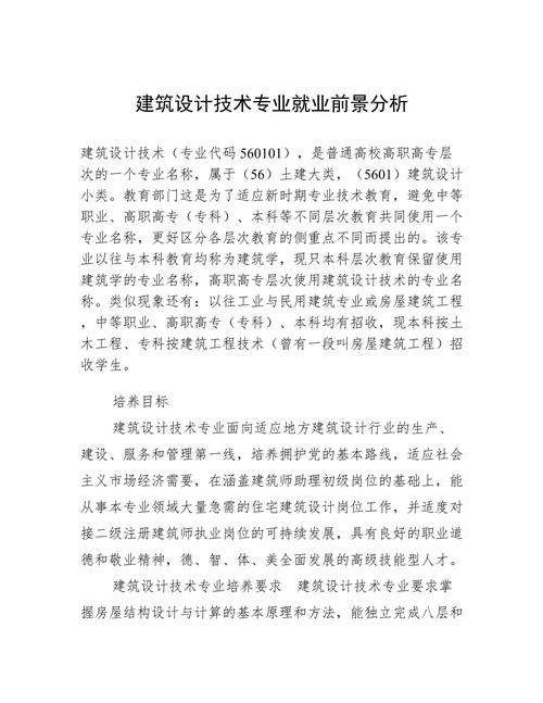 建筑设计就业前景怎么样