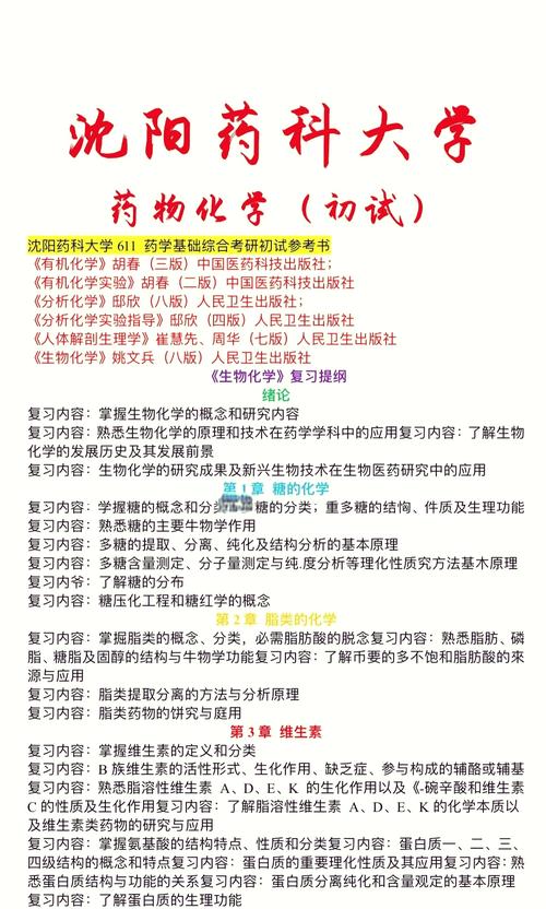 制药工程有哪些科目