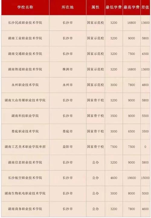 湘潭有哪些大专