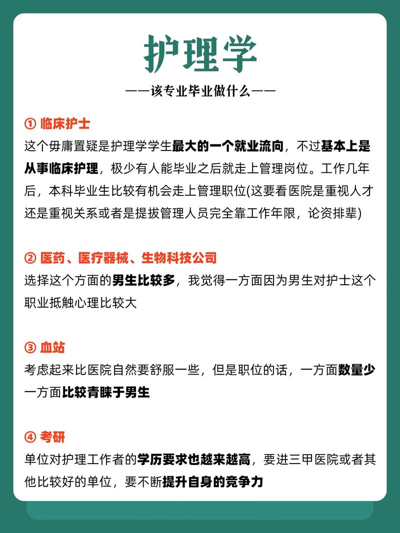 男生学护理专业好不好就业