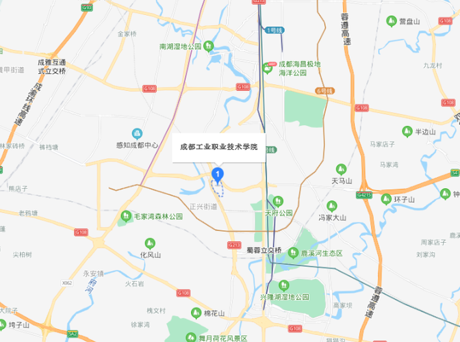 成都工业职业技术学院在成都几环