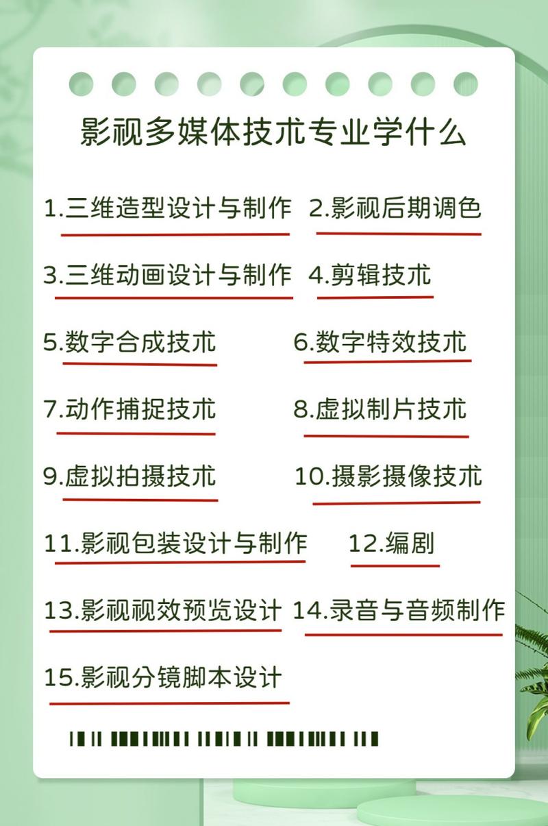 多媒体设计学什么