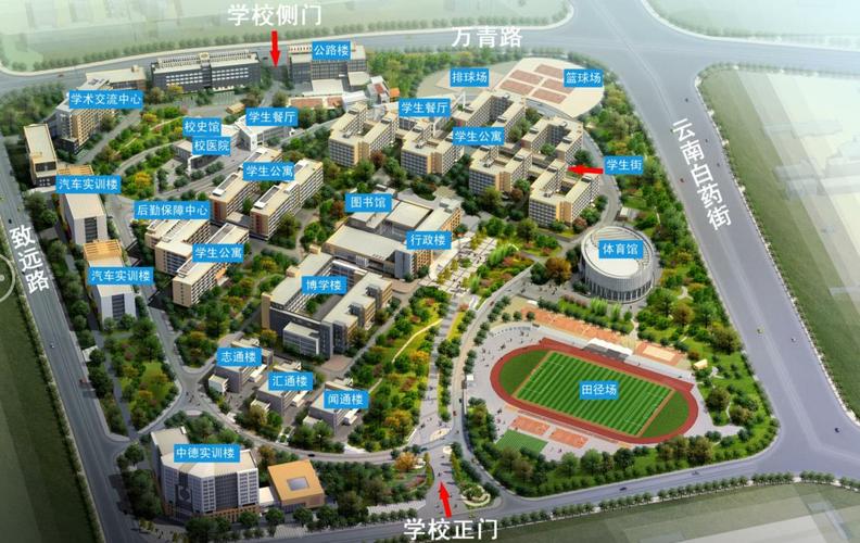 云南交通职业技术学院专业分布