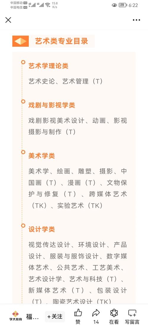 美术设计专业有哪些