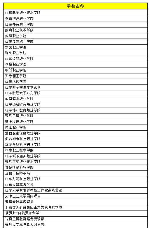 泰安有什么职业学校