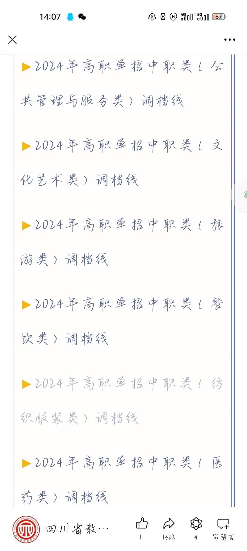 雅安这边有哪些职高