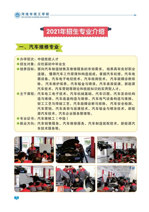 汽修学校有哪些专业