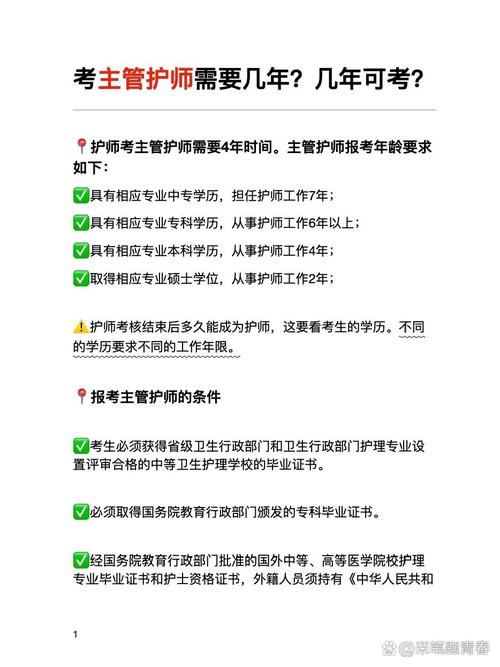 主管护师可以考哪些专业的副高