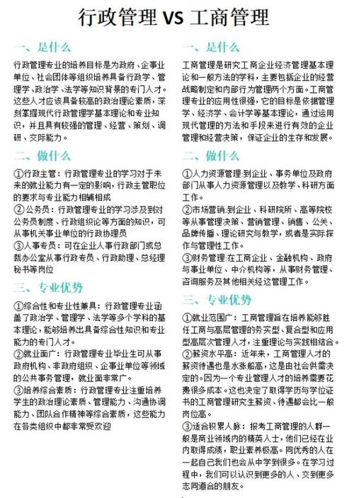 工商管理和行政管理哪个就业更好