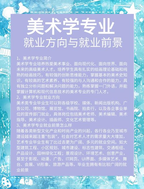 现在初二,学美术有什么前途?