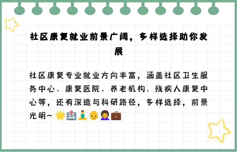 社区康复的就业率怎么样?